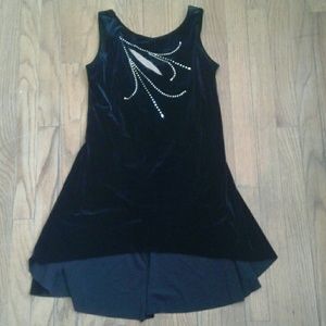 Black Velvet Dance Costume